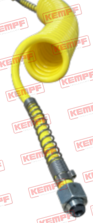 150298 Kempf Wendelflex "EXTREM" M18x1,5 gelb, l= 3.500 mm